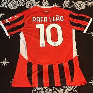 2024/25 Ac Milan Rafa Leão Soccer Jersey